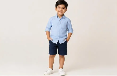Sky Blue Boys Shirt