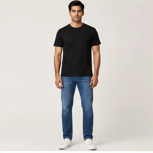 Black Regular-Fit T-Shirt