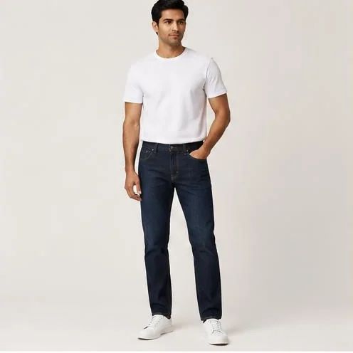 Indigo Straight Jeans