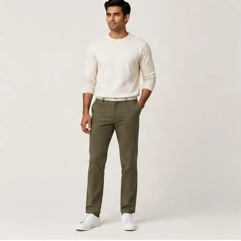 Olive Casual Pants